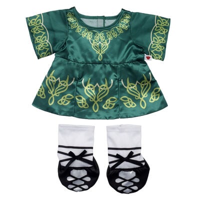 Irish Dance Dress & Shoes Set
