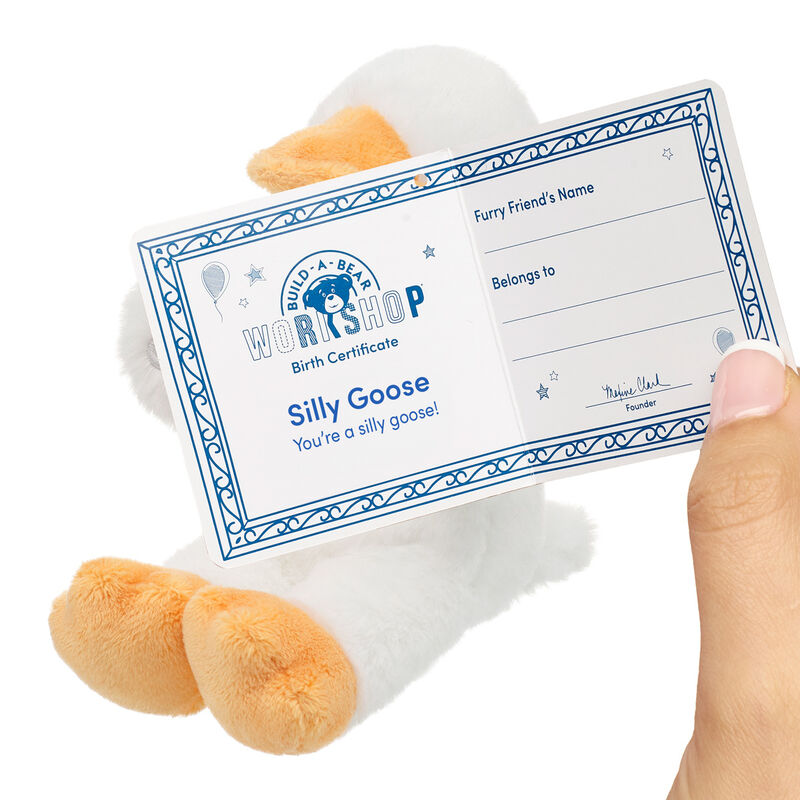 Mini Beans Silly Goose Stuffed Animal plush by Build-A-Bear