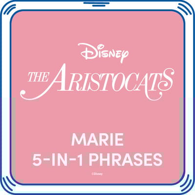 Disney The Aristocats Marie 5-in-1 Phrases