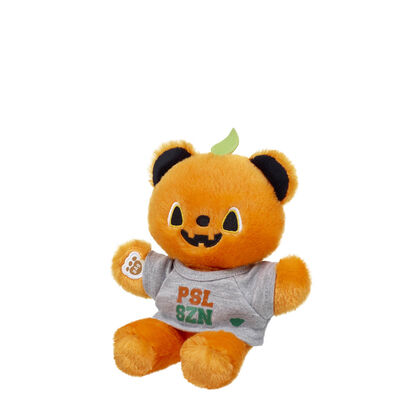 Build-A-Bear Mini Beans&reg; Pumpkin Teddy Bear with PSL SZN T-Shirt