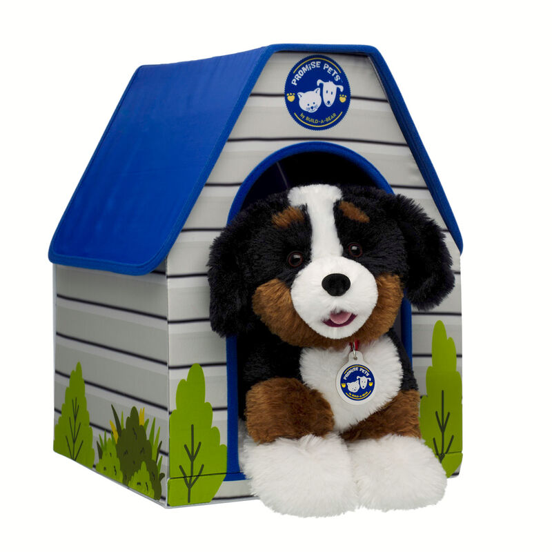 Promise Pets Bernese Mountain Dog Soft Toy Pet House Gift Set plush by Build-A-Bear