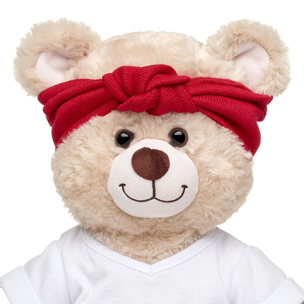 Red Knit Head Wrap