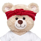 Red Knit Head Wrap
