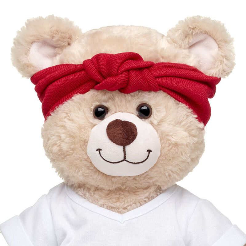 Red Knit Head Wrap