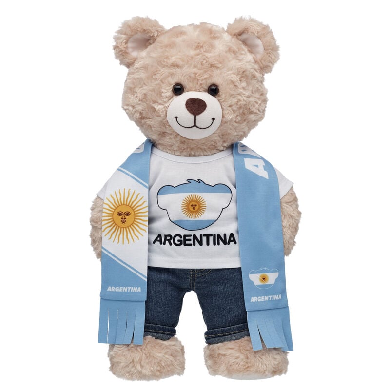 Argentina Scarf and T-Shirt Set by Build-A-Bear
