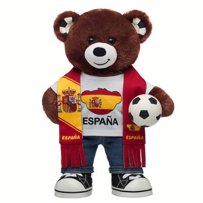 Let's Goal Bear Spain Soccer Gift Set
