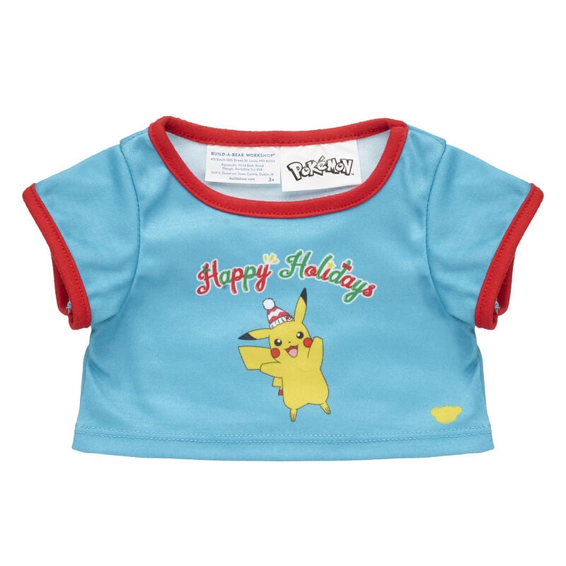 Pok&eacute;mon Happy Holidays T-Shirt for Stuffed Animals - Build-A-Bear Workshop&reg;