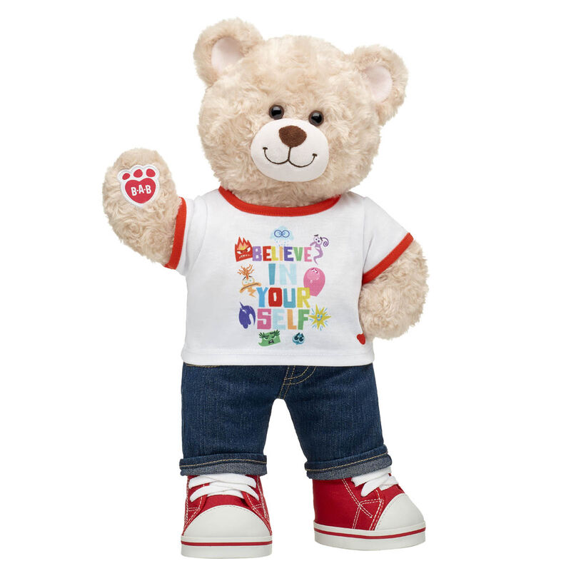 Disney & Pixar's Inside Out 2 Happy Hugs Teddy Bear Gift Set - Build-A-Bear Workshop®
