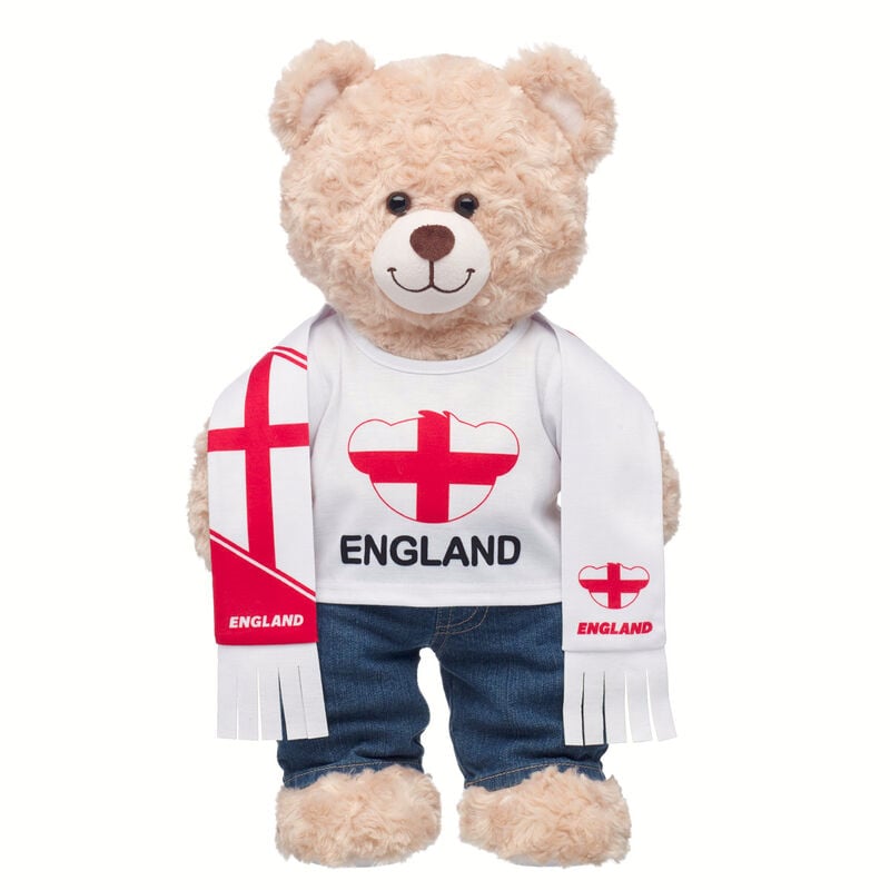 England Scarf and T-Shirt Set by Build-A-Bear