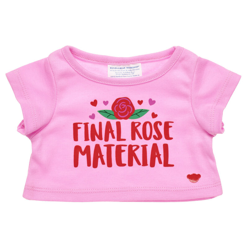 Online Exclusive Final Rose Material T-Shirt for Plush Toys - Build-A-Bear Workshop&reg;