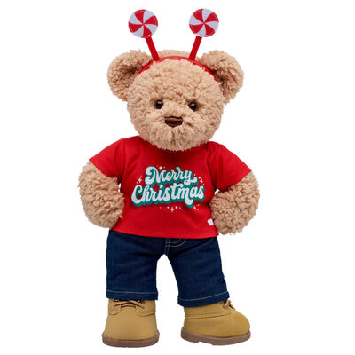 Timeless Teddy Bear Merry Christmas Gift Set
