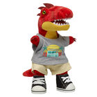 Red Raptor Khaki Shorts Stuffed Animal Set - Build-A-Bear Workshop®
