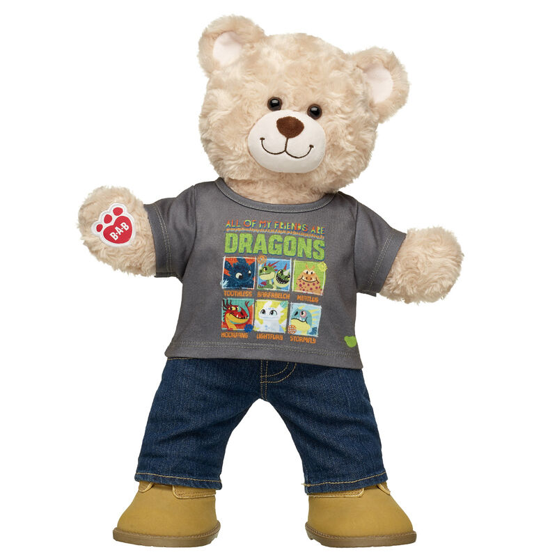 Happy Hugs Teddy How to Train Your Dragon Gift Set - Build-A-Bear Workshop®