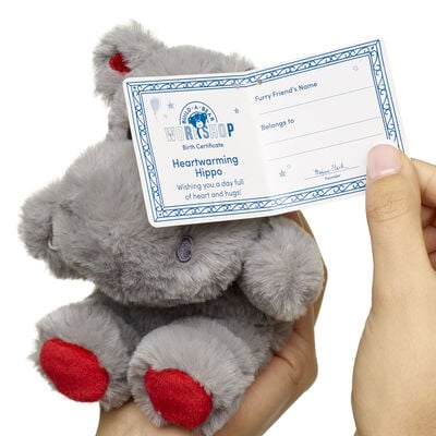 Build-A-Bear Mini Beans® Heartwarming Hippo Stuffed Animal