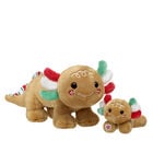Gingerbread Axolotl Stuffed Animal with Mini Bean®