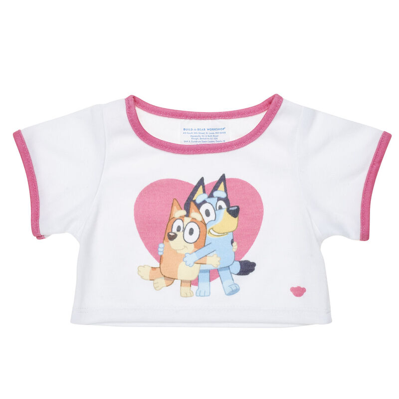 Bluey Heart T-Shirt plush by Build-A-Bear