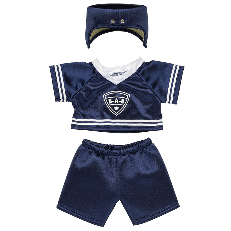 Hockey Uniform w/ Plush Helmet, Jersey & Pants - Build-A-Bear&reg;