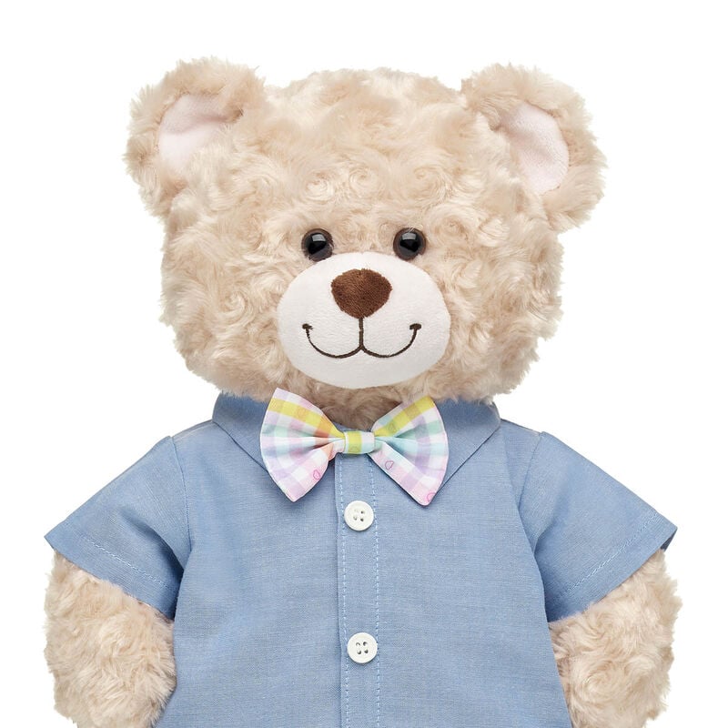 Chambray Shirt With Bow Tie for Stuffed Animals - Build-A-Bear Workshop&reg;