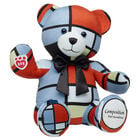 Mondrian Composition Teddy Bear with Gifting Bow