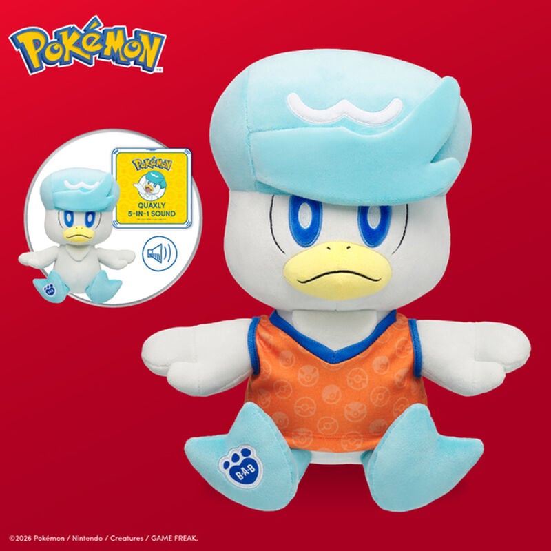 Pok&eacute;mon Quaxly Plush Bundle by Build-A-Bear