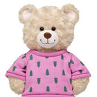 Pink and Green Christmas Tree Sweater for Stuffed Animals - Build-A-Bear Workshop&reg;