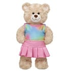 Tie-Dye Tank and Pink Skirt Set