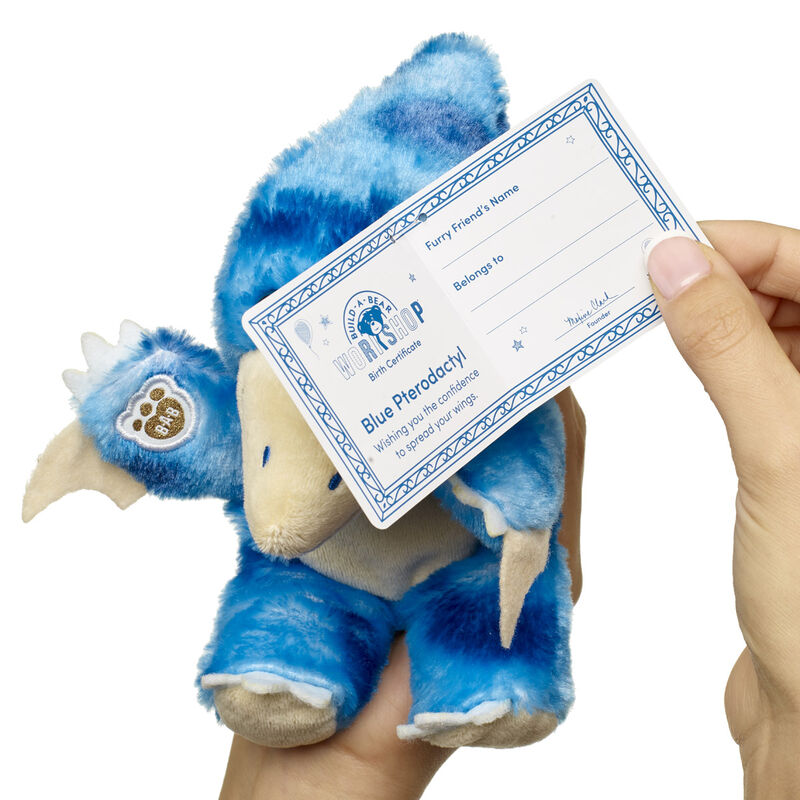 Mini Beans Blue Pterodactyl Plush - Build-A-Bear Workshop®