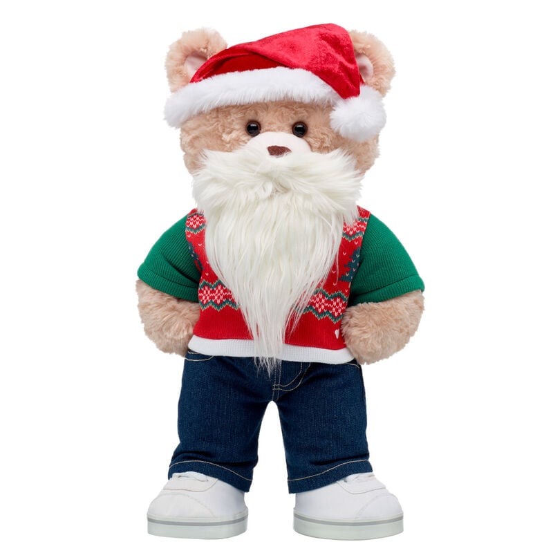 Happy Hugs Teddy Bear Santa Claus Gift Set