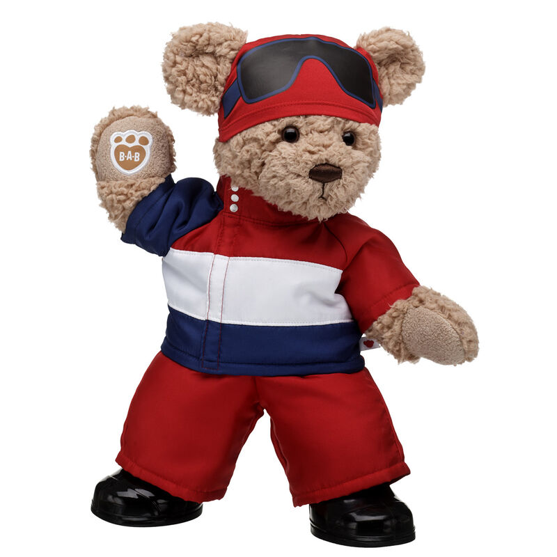 Timeless Teddy Bear Snowboarder Gift Set by Build-A-Bear