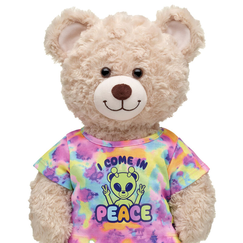"I Come in Peace" Tie-Dye T-Shirt - Build-A-Bear Workshop®