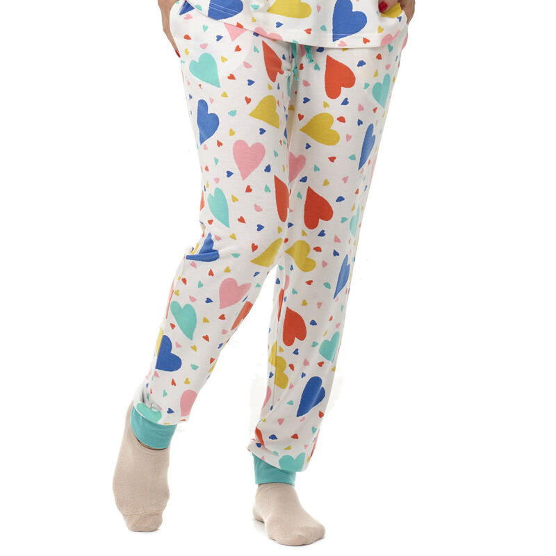 Build-A-Bear Pajama Shop™ Colorful Hearts PJ Pants - Adult