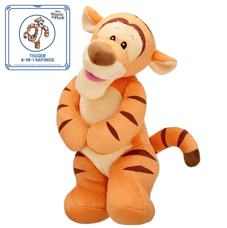 Online Only Disney Winnie the Pooh Tigger Soft Toy with Sound - Build-A-Bear Workshop®