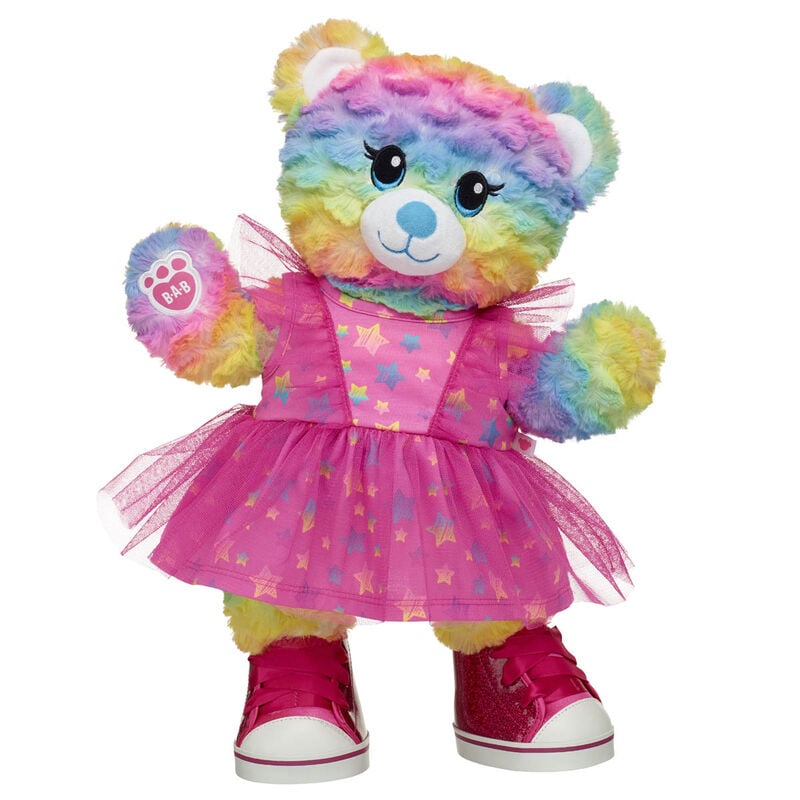 Rainbow Party Teddy Bear Star Dress Gift Set - Build-A-Bear Workshop®