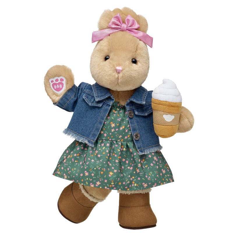Pawlette™ Bunny Plush Green Floral Dress Gift Set - Build-A-Bear Workshop®