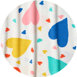 Colorful Hearts Pattern