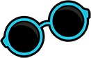 A pair of sun glasses