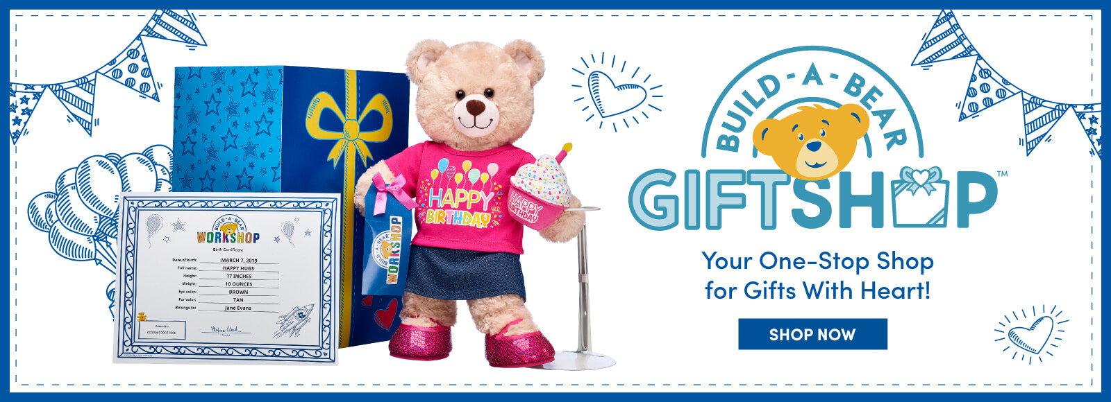 Shop Build-A-Bear Workshop for any occasions gifts