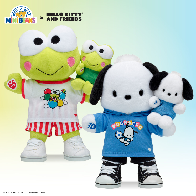 Sanrio Keroppi and Pochacco Mini Beans