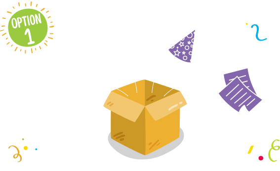 At-Home Party Box Contents