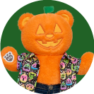 Pumpkin Glow Bear
