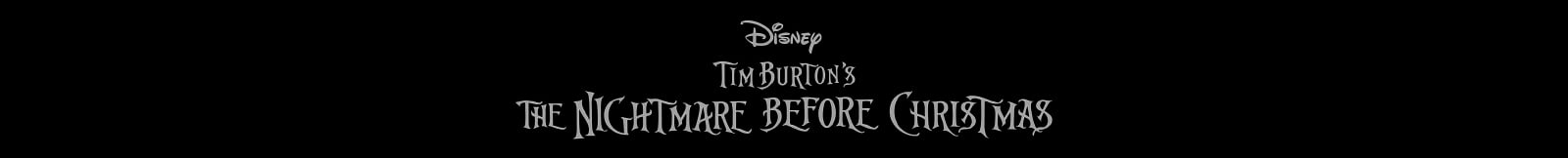 The Nightmare Before Christmas