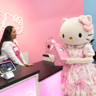 Hello Kitty mascot