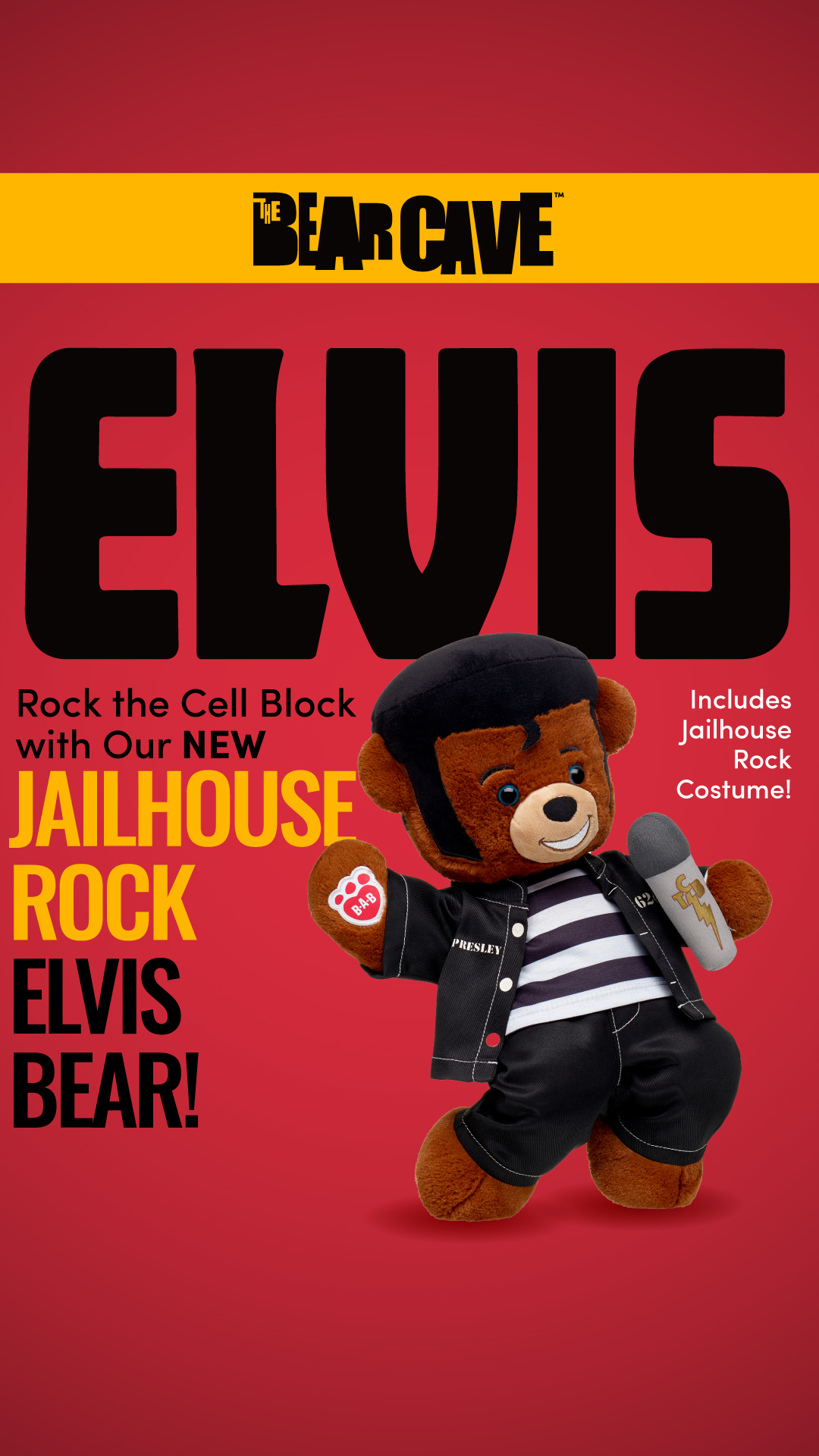 Build-A-Bear | Jailhouse Elvis
