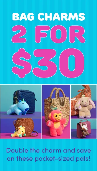 BAG CHARMS 2 FOR $30