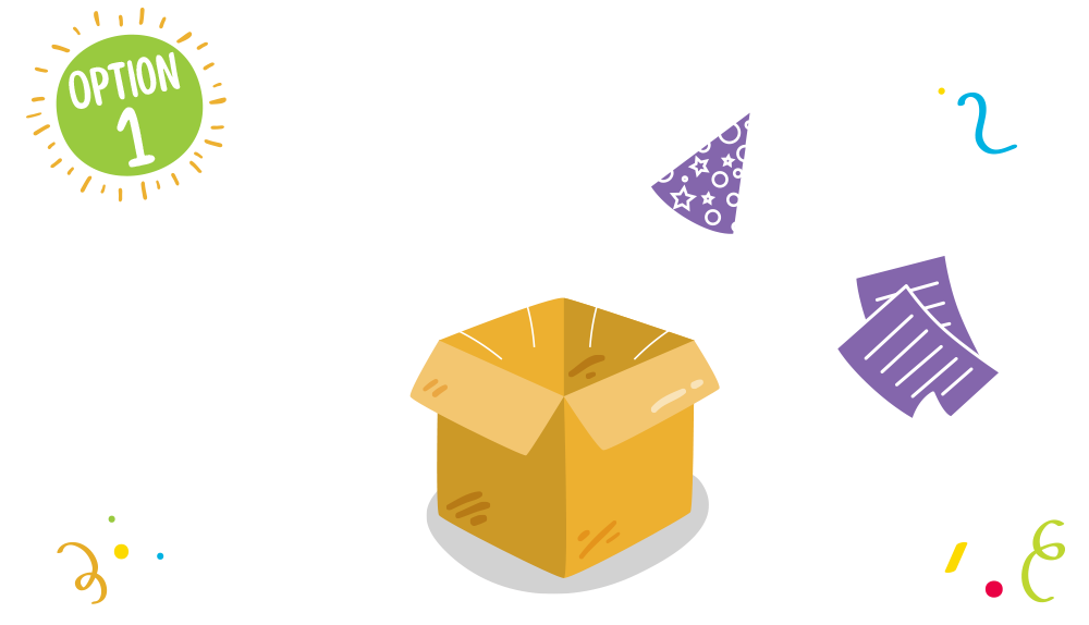 At-Home Party Box Contents