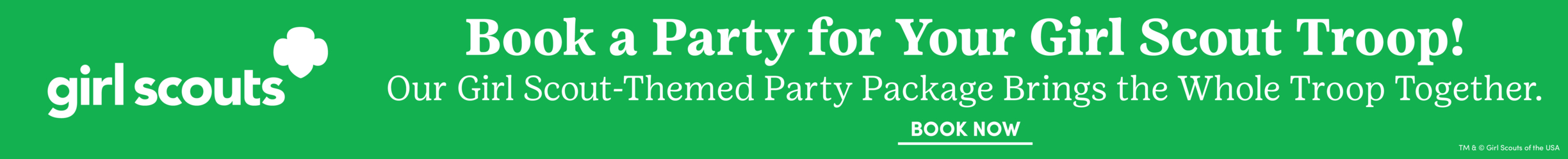 Book a Party For Your Girl Scout Troop