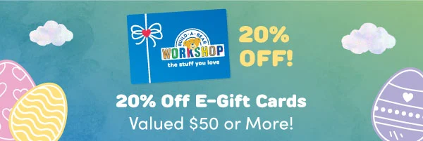 20% Off E-Gift Cards of $50 or More!