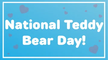 Save The Date 9/9 National Teddy Bear Day