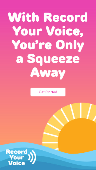 Record your voice Add a special message