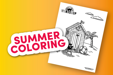 Summer Coloring Sheet